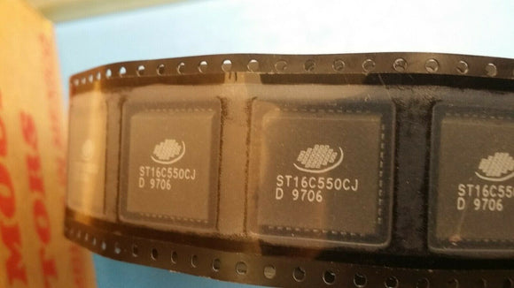 (2 PCS) ST16C550CJ STARTECH IC UART FIFO 16B SGL 44PLCC