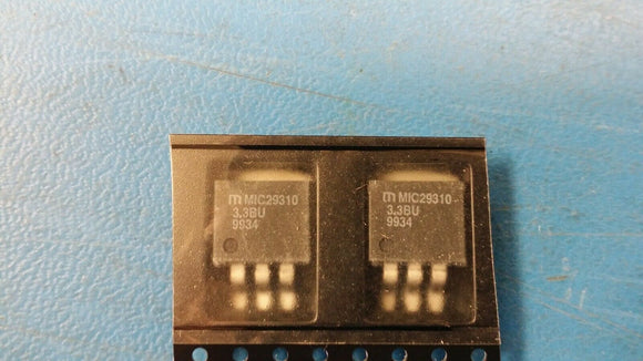 (2 PCS) MIC29310-3.3BU IC REG LINEAR 3.3V 3A TO263-3