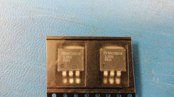 (2 PCS) MIC29310-3.3BU IC REG LINEAR 3.3V 3A TO263-3