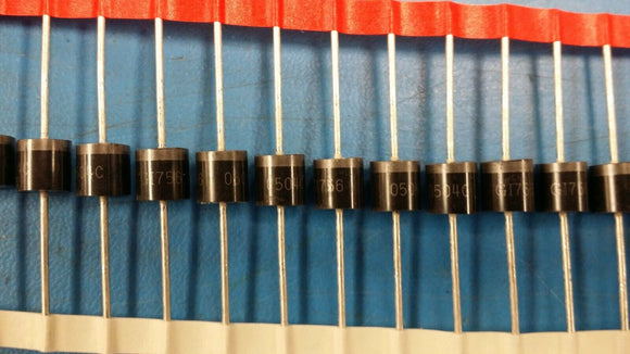 (10 PCS) NTE GI756 = GI756E3 Rectifier Diode Switching 600V 6A Axial P600 ROHS