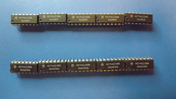 (10PCS) MC74AC258N Multiplexer 1-Element CMOS 3-ST 8-IN 16-Pin PDIP