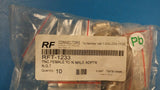 (2 PCS) RFT-1233 RF Industries TNC Female to N Male Straight Adapter ROHS