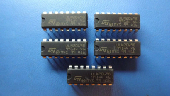 (2 PCS) ULN2069B ST MICRO Darlington Transistors 1.5 Amp Quad Switch ROHS