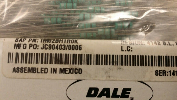 (25 PCS) IM02BH1R0K VISHAY/DALE FIXED IND 1UH 385MA 1 OHM 10% THRU-HOLE