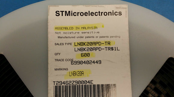 (25 PCS) LNBK20APD Fixed/Adjustable Positive Standard Regulator, 2 Output, SO20
