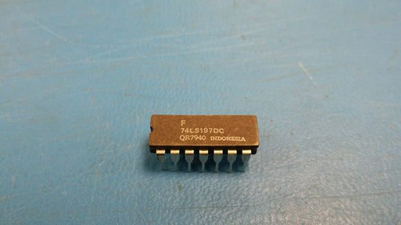 (1 PCS) 74LS197DC FSC Binary Counter, Asynchronous, Up Direction, TTL, CDIP14