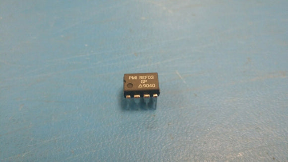 (2 PCS) REF03GP PMI V-Ref Precision 2.5V 10mA 8-Pin PDIP