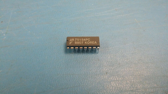 (2 PCS) UA75154PC FSC Line Driver/Receiver, BIPolar, PDIP16