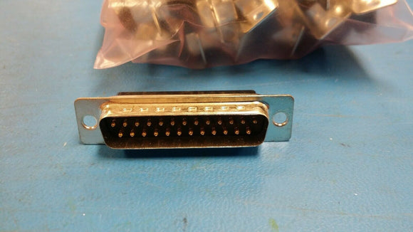 (1 PC) DS25-MHT-A 25 Pin D-sub connector, male, high profile, vertical PCB mount