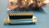 (1 PC) DS25-MHT-A 25 Pin D-sub connector, male, high profile, vertical PCB mount