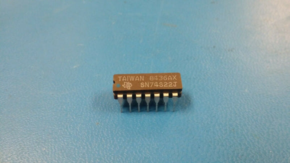 (15 PCS) SN74S22J TI NAND Gate, S Series, 2-Func, 4-Input, TTL, CDIP14