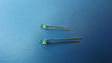 (33PCS) 204GT 565 nm 40 mcd 2.1 V 30 mA Green Color Through Hole 3 mm Round LED