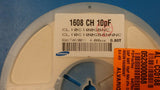 (50 PCS) CL10C100GBNC SAMSUNG MLCC CERAMIC CAPACITOR 10pF 50V 2% COG 0603