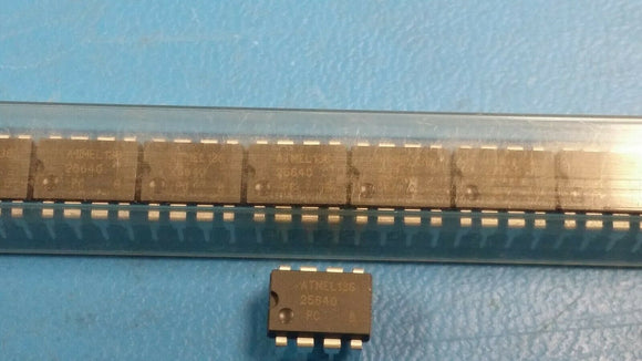 (20 PCS) AT25640-10PC ATMEL EEPROM Memory IC 64Kb (8K x 8) SPI 3MHz 8-PDIP