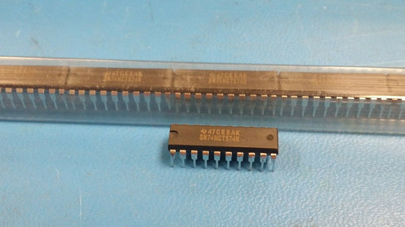 (10 PCS) SN74HCT574N TI Flip Flop 1 Element D-Type 8 Bit Positive Edge 20-DIP