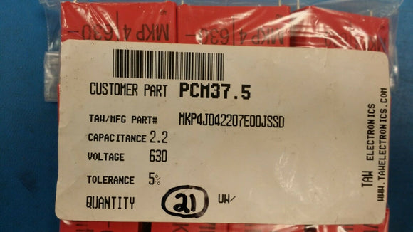 (1 PC) MKP4J042207E00JSSD WIMA Film Capacitors 2.2 uF 630 VDC 5% ROHS