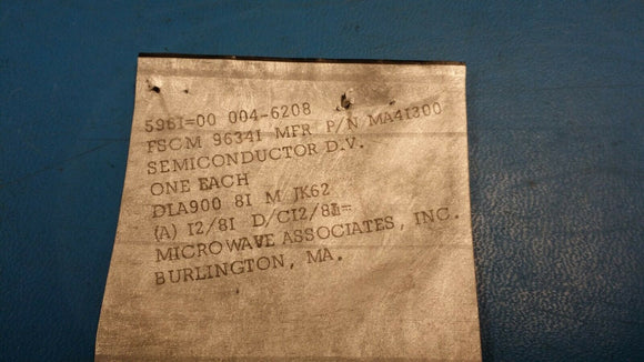 (1 PC) MA41300 5961-00-004-6208 SEMICONDUCTOR DEVICE,DIODE