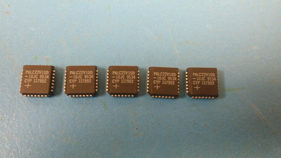 (10 PCS) PALC22V10D-10JC CYPRESS Flash PLD 10ns PAL-Type CMOS PLCC28