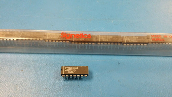 (10 PCS) 74ALS20AN SIGNETICS NAND Gate IC 2 Channel 14-PDIP