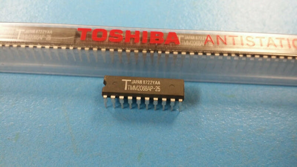 (2 PCS) TMM2068AP-25 TOSHIBA Standard SRAM, 4KX4, 25ns, MOS, PDIP20