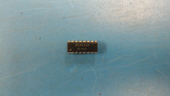 (2 PCS) MC8T24P MOT Line Driver/Receiver, BIPolar, PDIP16