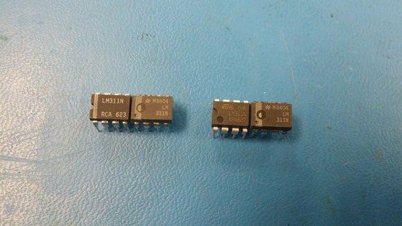 (12 PCS) LM311N RCA,ST,NSC Comparator 1 Func  10000uV Offset-Max  BIPolar PDIP8