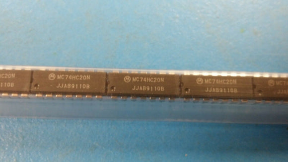 (10 PCS) MC74HC20N MOT IC GATE NAND 2CH 4-INP 14DIP