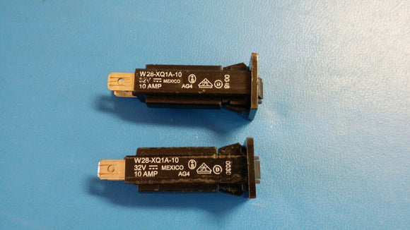 (2 PCS) W28-XQ1A-10 P&B CIR BRKR THRM 10A 250VAC 32VDC