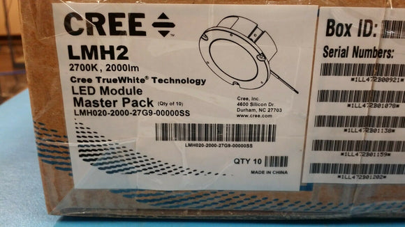 (1 PC) CREE LMH020-2000-27G9-00000SS LED MOD 2000LM WHITE 2700K FLAT