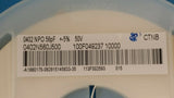 (50 PCS) 0402N560J500CT MLLC 56pF ±5% 50V Ceramic Capacitor C0G, NP0 0402 ROHS