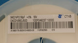 (200 PCS) 0402N560J500CT MLLC 56pF ±5% 50V Ceramic Capacitor C0G, NP0 0402 ROHS