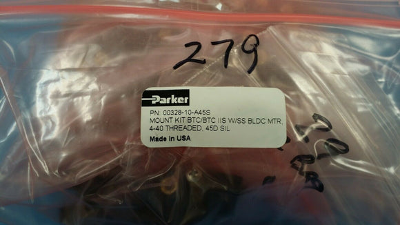 (10) PARKER 00328-10-A45S ISOLATION FEET #4-40 FOR BTC/LTC/TTC Single Head Pump