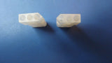 (10PCS) 03-09-1032 TERMINAL HOUSE; STD; RECEPTCL W/DTENT LCK ONLY; 3 CIRCUITS