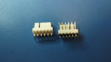 (10PCS) 22-05-3061 MOLEX R/A PCB HDR 6P TIN FRICTION LOCK