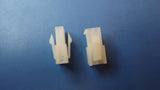 (10PCS) 39-01-2021 MOLEX Conn Housing M 2 POS Crimp ST Panel Mount Mini-Fit Jr