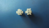 (10PCS) 39-01-2021 MOLEX Conn Housing M 2 POS Crimp ST Panel Mount Mini-Fit Jr