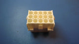 (5) 350784-1 CAP HOUSE 15 POS w/ (75) 350689-1 18-24 AWG Tin Crimp