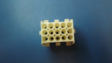(5) 350784-1 CAP HOUSE 15 POS w/ (75) 350689-1 18-24 AWG Tin Crimp