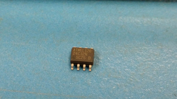 (10 PCS) AT24C32N-10SC-2.5 ATMEL EEPROM Memory IC 32Kb (4K x 8) 900ns 8-SOIC