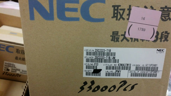 (10 PCS) 2SC2223-T1B NEC Trans GP BJT NPN 20V 0.02A 3-Pin Mini-Mold T/R