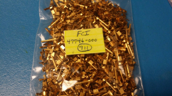 (10 PCS) 47746-000 FCI Socket Contact Gold 18-20 AWG Crimp