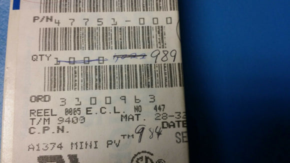 (20 PCS) 47751-000 FCI Socket Contact Tin 28-32 AWG Crimp