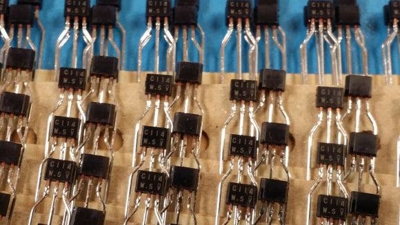 (25 PCS) DTC114WS ROHM Small Signal Bipolar Transistor 0.1A 1-Element NPN TO92