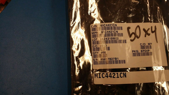 (20PCS) MIC4421CN Low-Side Gate Driver IC Inverting 8-PDIP
