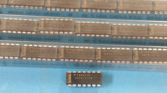 (10pcs) DM74LS11N Logic Circuit, 3 3-Input AND, LS-TTL, 14 Pin, Plastic, DIP
