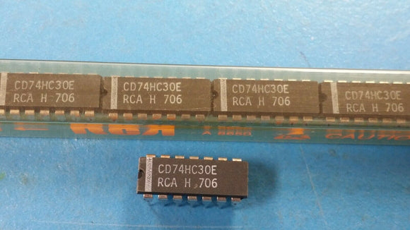 (10pcs) CD74HC30E High Speed CMOS Logic 8-Input NAND Gate 14-PDIP -55 to 125