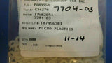 (50PCS) 17W02851 MICRO PLASTICS FLAT WASHER M01 .285 OD X .130 ID X .060 THK