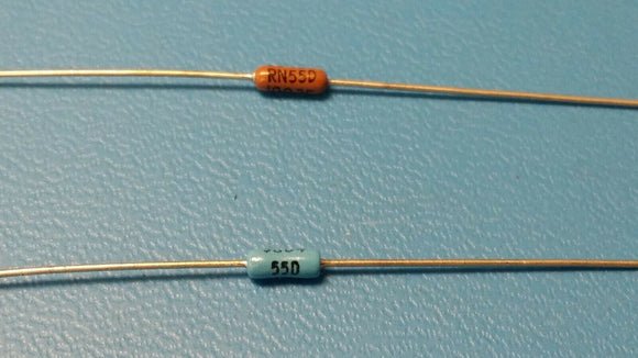 (10 PCS) RN55D1002F Metal Film Resistor 1/8watt 10Kohms 1% 100ppm Axial