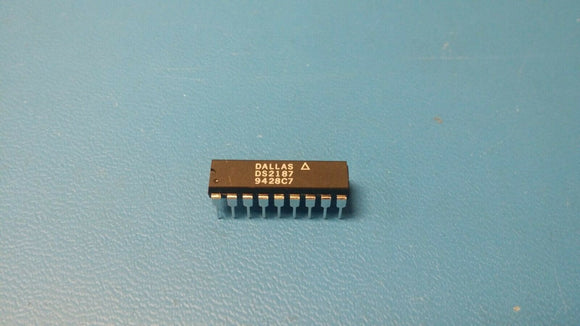 (1 PC) DS2187 DALLAS SEMI Telecom IC Receive Line Interface 18-PDIP