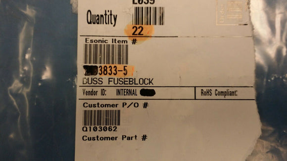 (1pc) 3833-5 Fuss Block Holder